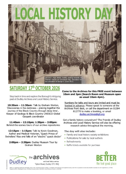 Dudley Archives and Local History Centre - Local History Day